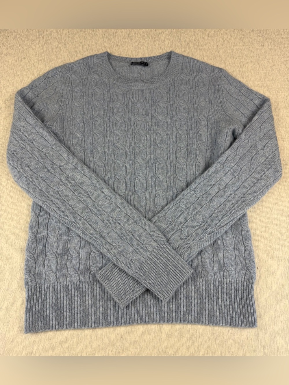 Vineyard Vines 100% Cashmere Men’s Small Crewneck Cable Knit Sweater Preppy